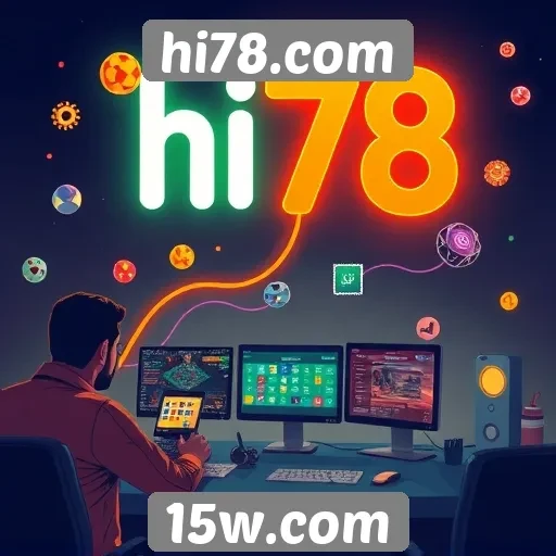 História do desenvolvimento do site hi78.com